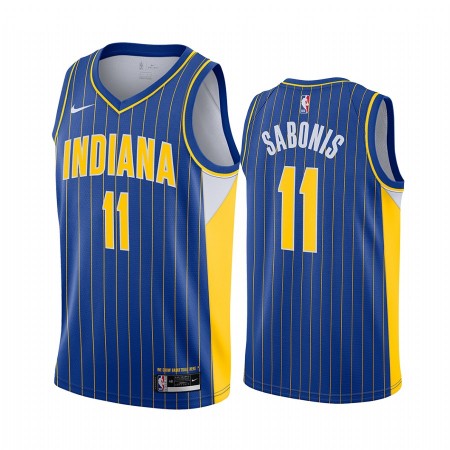 Maglia NBA Indiana Pacers Domantas Sabonis 11 2020-21 City Edition Swingman - Uomo